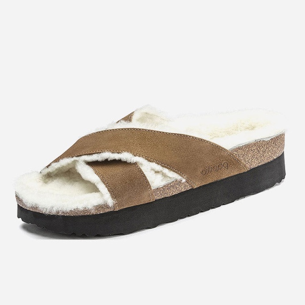 Birkenstock papillio Daytona suede platform sandals - Picture 2 of 9